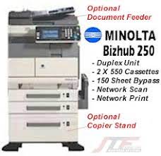 Close 1 oct 2018 important notice regarding the end of the support. Minolta Bizhub 250 Copier Printer Scannerbizhub 250