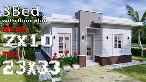 There are a surprising few types of roofs for the home. House Design 7x10 With 3 Bedrooms Terrace Roof House Plans 3d