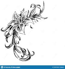 Magnolia round flower wreath frame hand drawn ink illustration originally designed by me perfect for use on invitations and cards, save the date or any other floral card. Flower Lily Gray Painted With Squares Pixels Vector Illustration Illustration 126701343 Megapixl
