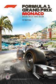 Print in black and white. This Monaco Gp Poster Formula1