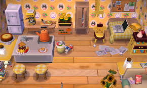 Cinnamon Roll Kitchen Animal Crossing Animal Crossing 3ds Yellow Animals Animal Crossing Pocket Camp