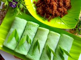 Kue dadar gulung (bahasa malaysia: Resep Dadar Gulung Pandan Jajanan Pasar Yang Nikmat Nkriku
