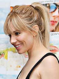 Sienna Miller Will Make You Fall In Love With The High Ponytail Sienna Miller Hair High Ponytail Hairstyles Curly Hair Styles