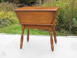 The idea was that the. 1957 Heywood Wakefield Cinnimon Maple Wood Dough Box End Table Nightstand 477040092