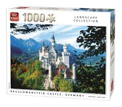 Ravensburger manufactured this magnificent puzzle in 1992. King Neuschwanstein Castle Germany Jigsaw Puzzle 1000 Pieces Pdk