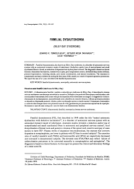 The appropriate treatment involves management of the underlying disease process and specific measures for the worrying symptoms. Pdf Familial Dysautonomy Riley Day Syndrome