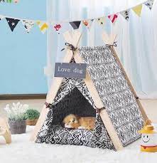 fold able dog house tepee and mat pet teepee dog teepee dog bed
