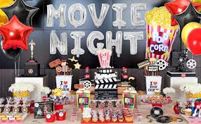 Yoenyy movie theater cinema personalized home decor design throw pillow cover pillow case 18 x 18 inch polyester linen for sofa set of 4. Movie Night Decorations Popcorn Star Foil Balloons For Hollywood Oscar Themed Movie Theatre Time Party Pack Toys Games Balloons Innovatordiaries Com