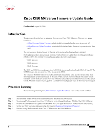 Https Www Cisco Com C Dam En Us Td Docs Unified Computing C800 C880m4 Server Firmware Cisco C880 M4 Firmware Update Guide Pdf