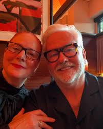 On Mardi Gras night we wear black 😉😂 Getting that 70s glow with our dear  friend @teresalopez5377 at the beautifully-designed @barjulius.redfern ♥️♥️