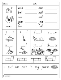 In this diphthongs and vowel digraphs worksheet, learners complete 3 separate activities with a total of 15 exercises to help them identify and spell the diphthong sound of 'ow.' Vowel Digraph Oi English Skills Online Interactive Activity Lessons Phonics Worksheets Phonics Vowel Digraphs