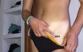 As it stands now, though, this is a woefully boring tattoo. Guy Gets A Skepta Tattoo On His Pelvis Girlfriend Immediately Dumps Him Sick Chirpse