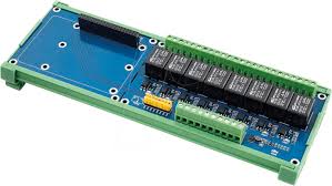 The relay shield utilizes four high quality relays and provides no/nc interfaces that control the load of high current. Rpi Relais 8ch Raspberry Pi Relay Module 8 Channel Din Rail Hls8l Dc5v S C At Reichelt Elektronik