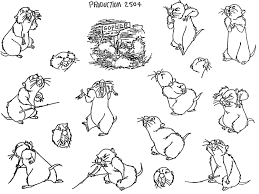 Disney Model Sheet Winnie The Pooh Drawing Gopher Winnie The Pooh Disney Coloring Pages