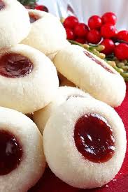 Grandma S Perfect Jam Thumbprint Cookies Jam Thumbprint Cookies Cookies Recipes Christmas Cookie Recipes