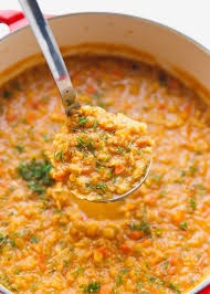 Red Lentil Soup Recipe Quick And Easy To Make Loaded With Mediterranean Flavors Lentil Soup Recipes Soup Recipes Red Lentil Soup