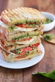 Pin By Breakaway Seoul On Food Pesto Sandwich Mozzarella Sandwich Easy Appetizer Recipes