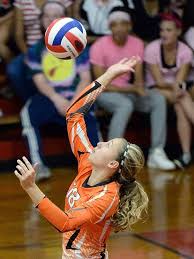 Grils volleyball: Getting the jump