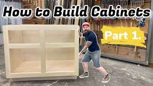 This is a comprehensive video that gets into great detail on what is required to make kitchen cabinets including different styles of cabinet (face frame and. Build Cabinets The Easy Way How To Build Cabinets Youtube