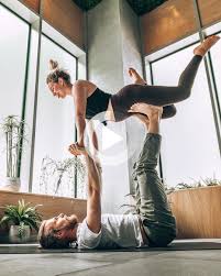 Yogwalin Couples Yoga Partner Yoga Yoga Challenge Poses