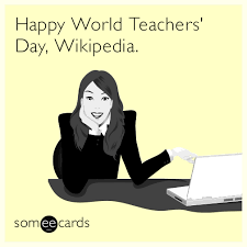 Happy World Teachers Day Wikipedia World Teachers Teachers Day World Teacher Day