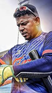 ¡EL DE LA PICA! @eduardoescobar5 5️⃣ 🐅 , Eduardo Escobar casi la sacó del  Pérez Colmenares, pero impulsó la de la ventaja para Tigres de Aragua.,  #Beisbol #BeisbolVenezolano #Aragua #Venezuela