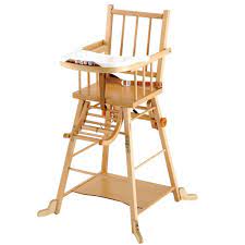 chaise marcel transformable naturel de combelle chaises hautes reglables aubert en 2020 avec images chaise haute bebe chaise haute chaise haute bebe bois