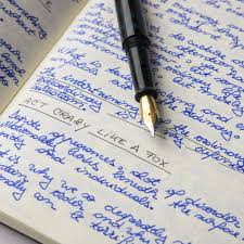 Caligrafie mână cu litere care simulează o scriere persoană. De Ce Imi Plac Stilourile Penmania