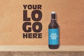 Shelf 50cl Bottle Beer Mockup In 2020 Bottle Beer Bottle Beer