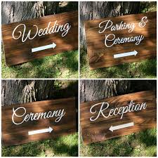 Wood blanks wood sign blanks sign blanks diy by silvadesignllc. Diy Painted Wedding Direction Signs Wedding Wednesday Life At Cloverhill