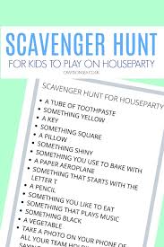The aim of our gps treasure hunt is to gain as many 'points' as possible in the allocated time. Houseparty Scavenger Hunt Free Printable For Kids Crafts On Sea