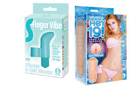 Amazon.com: Sex Toy Couples kit of S-Finger Vibe, Blue and Icon Brands  Vibrating Pussy Stroker Lena : Health & Household