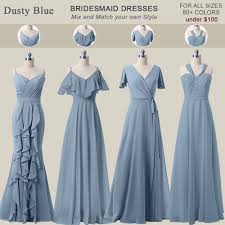 Wednova Dusty Blue New Styles Bridesmaid Dresses Cost Under 100 Sku Wnbd Dusty Blue Bridesmaid Dresses Latest Bridesmaid Dresses Bridesmaid Dresses Under 100