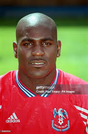 PA NEWS PHOTO 4/8/98 FOOTBALLER BRUCE DYER OF CRYSTAL PALACE F.C. News  Photo
