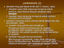 Bahwa perceraian merupakan jalan tempuh yang terbaik, dan untuk perwalian anak yaitu. Jawaban Tergugat Eksepsi Dan Rekonvensi Ppt Download