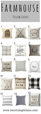 Farmhouse Pillow Covers Sweet Maple Lane Living Room Pillows Farm House Living Room Farmhouse Pillows