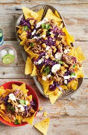 Pulled Pork Cabbage And Caramelised Pineapple Nachos Recipe Pulled Pork Vegan Dinner Recipes Pork And Cabbage