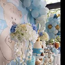 Teddy Baby Shower Backdrop It S A Boy Teddy Bear Etsy Baby Shower Backdrop Bear Baby Shower Theme Birthday Backdrop