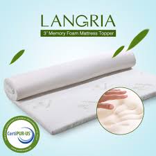 Zippered mattress cover for memory foam. Langria 3 Inch Memory Foam Mattress Topper With Removable Zippered Bamboo Cover Twin Full Queen Gel Infused Mattress Optional Foam Bread Foam Injectionfoam Head Aliexpress