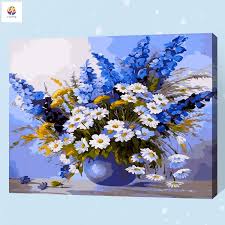 May 11, 2021 · bicycle basket with flowers this watercolor painting looks extremely attractive because of its use of bright colors. Frameless Digital Painting By Number Daisy Flower Basket Scenery Acrylic Paint Modern Wall Art Canvas Painting Home Deco Deal Digital Painting Canvas Paintingmodern Wall Art Aliexpress