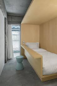 kooo architects hotel far near nanhao st 極小アパート ハウスデザイン ベッドルームのデザイン