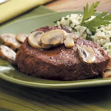 Slice the filet of beef between 1/4 and 1/2 inch thick, sprinkle with salt, and serve warm, at room temperature, or cold with the béarnaise mayonnaise on the side. Filet Mignon With Mustard And Mushrooms Recipe Ina Garten Food Network