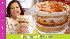Banoffee Pie Trifle With Homemade Carmel Without Condensed Milk Recipe In Urdu Hindi Rkk Youtube Banoffee Pie Condensed Milk Recipes Banoffee