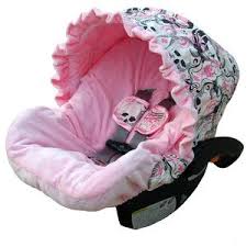 Pink Skulls Modest Posh Infant Car Seat Cover Baby Boutique Pink Skulls Infant Halloween Baby Shower Baby Halloween Baby Girl