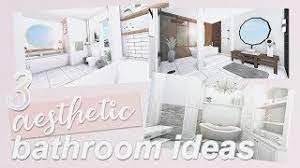 ･ﾟ:* d e s c r i p t i o n *:･ﾟ these 3 cute aesthetic bedrooms have all different styles! 3 Aesthetic Bathroom Ideas Roblox Bloxburg Youtube