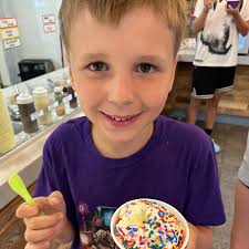 Tonight was Percy's final game of the soccer season with team Orange  Tiggers. We celebrated with a scoop @bigdippercreamery We're over halfway  through summer and 20% through the @exploreminnesota ice cream list! . . .