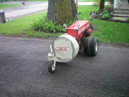 Gravely Kwik Way Leaf Blower Attachment Walk Behind Tractor Tractor Attachments Old Tractors