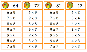 jeux les tables de multiplication de 2 a 9 l ecole de crevette multiplication table de multiplication ecole de crevette