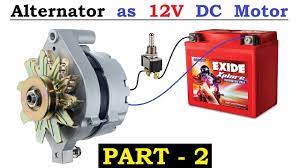 233 12v 120 Amps Car Alternator Converted To Dc Motor With High Torque Using Bldc Controller Part 2 Youtube Car Alternator Alternator Motor Generator