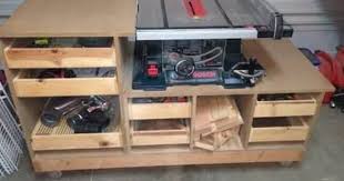 Image Result For Bosch Table Saw Station Woodworking Projects Woodworking Woodworking Workbench